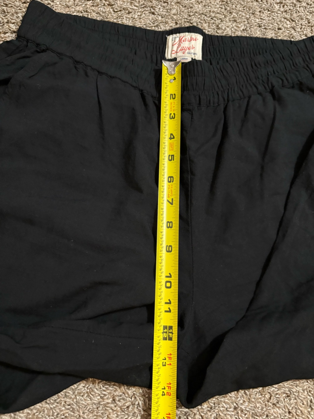 Marine Layer Black Wide-Leg Pull-On Pants - Picture 4 of 8